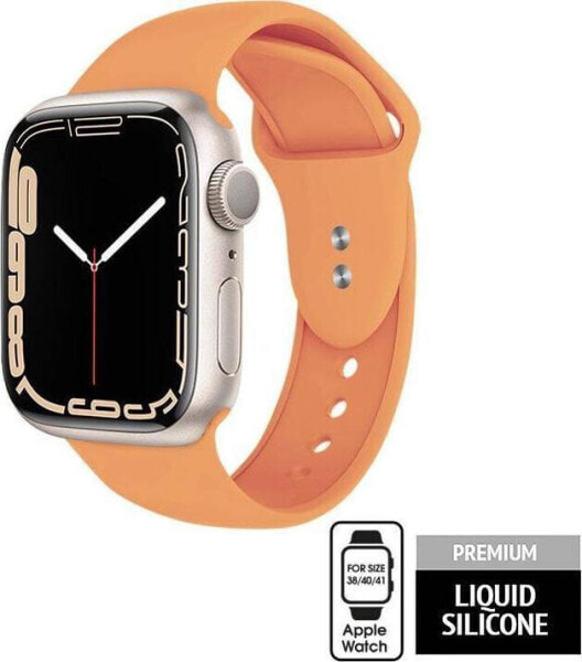 Crong Pasek Crong Liquid Band do Apple Watch 38/40/41 mm pomarańczowy