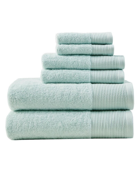 Nuage Cotton Lyocell Blend 6 Piece Towel Set