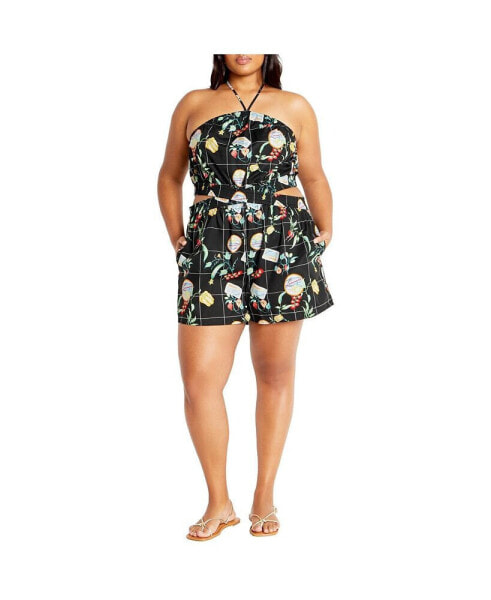 Plus Size Almay Romper