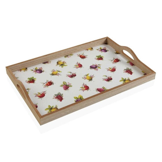поднос для закусок Versa Strawberry Деревянный MDF (30 x 5 x 45 cm)
