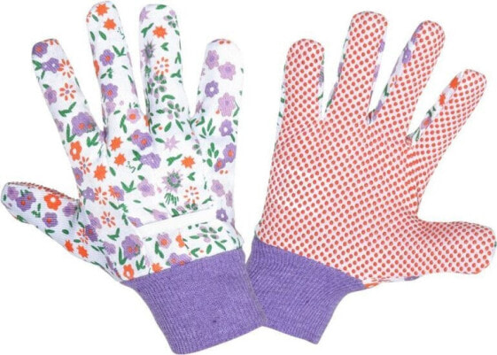 Защитные перчатки Lahti Pro Накрапанные фиолетовые размер 8 (L240508P)