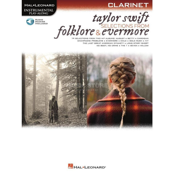 Hal Leonard Instrumental Play-Along: Taylor Swift - Selections from Folklore & Evermore