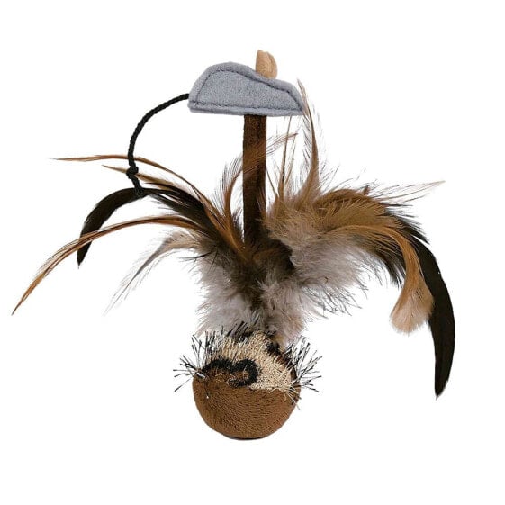 TRIXIE Feathered Ball Toy