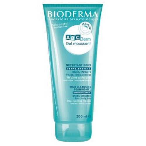 Детский гель для нежного очищения ABCDerm BIODERMA Moussant 