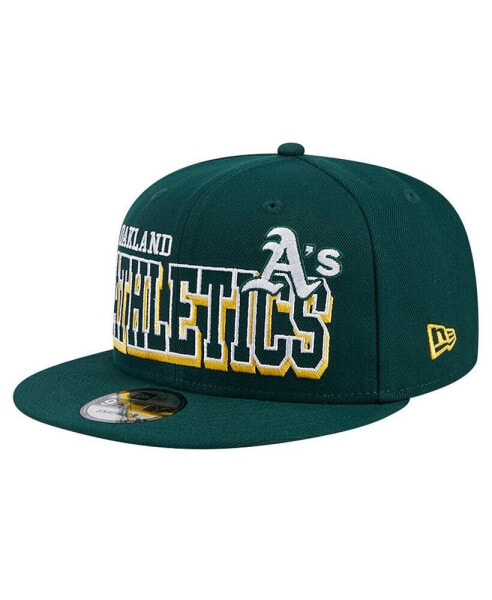 Men's Green Oakland Athletics Game Day Bold 9FIFTY Snapback Hat