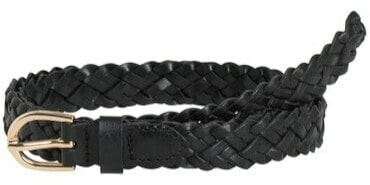 Women´s leather belt PCAVERY 17077740 Black