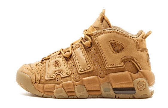 Nike Air More Uptempo Flax 高帮 复古篮球鞋 GS 浅棕色 / Кроссовки Nike Air More 922845-200