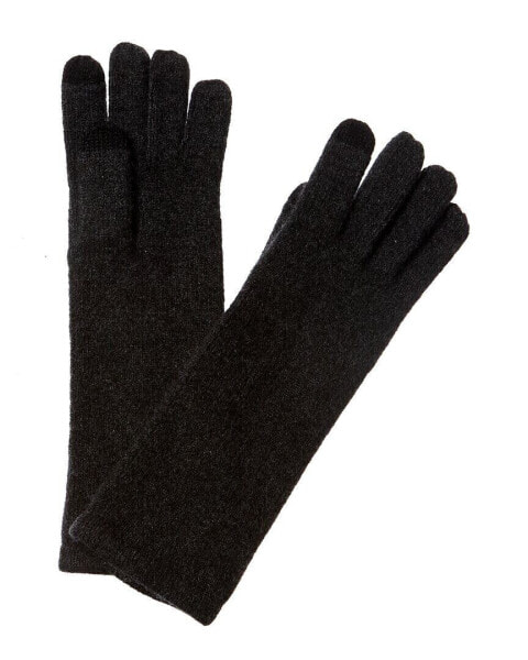 Sofiacashmere Basic Cashmere Gloves Women's Charcoal Os
