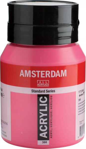 Artequipment Amsterdam Standard Series Acrylic Jar Quinacridone Rose 366