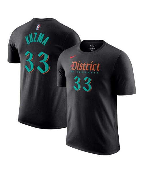 Men's Kyle Kuzma Black Washington Wizards 2023/24 City Edition Name and Number T-shirt