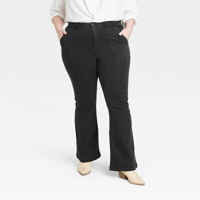 Women's Plus Size High-Rise Anywhere Flare Jeans - Knox Rose