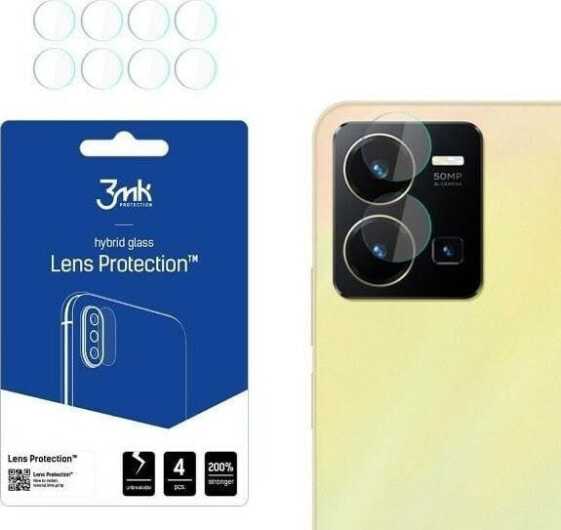 3MK Szkło hybrydowe na obiektyw aparatu 3MK Lens Protect Vivo Y35 4G [4 PACK]