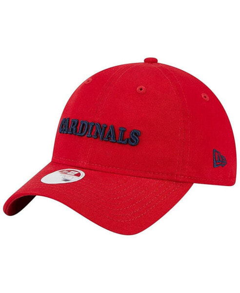 Головной убор New Era женский красный шляпа St. Louis Cardinals Shoutout 9TWENTY