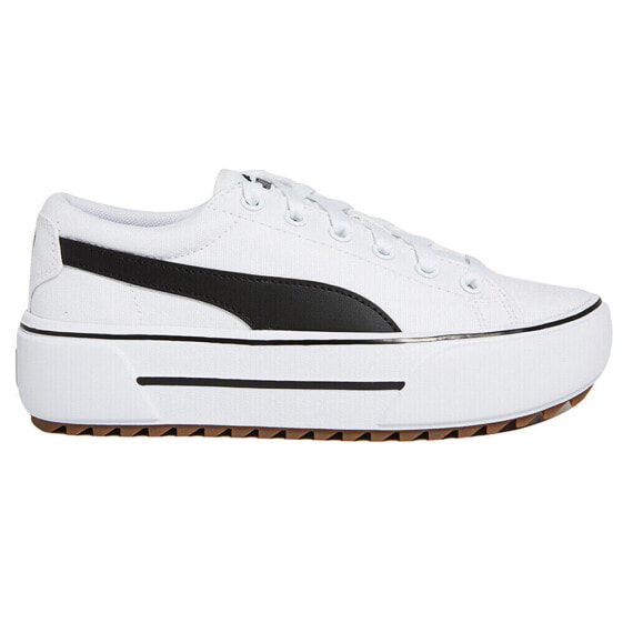 Puma Kaia Platform Womens White Sneakers Casual Shoes 38380401