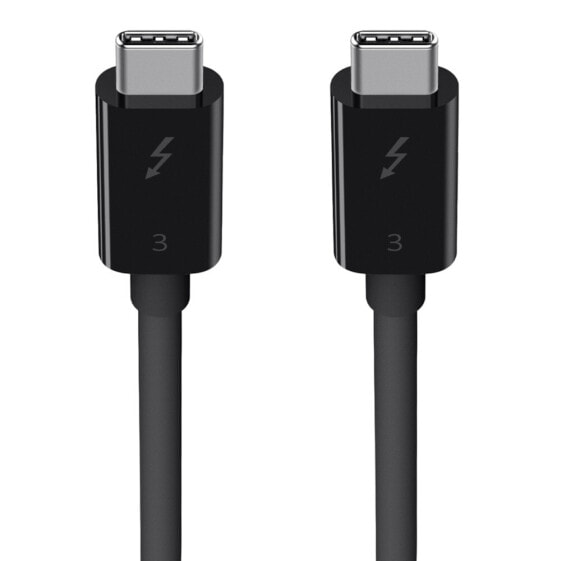 Belkin F2CD084bt0.8MBK - USB C - USB C - 0.8 m - Black - 40 Gbit/s