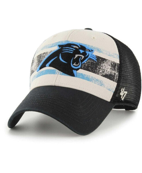 Головной убор Тракторс мужской регулируемый коричневый '47 Brand Carolina Panthers MVP Trucker