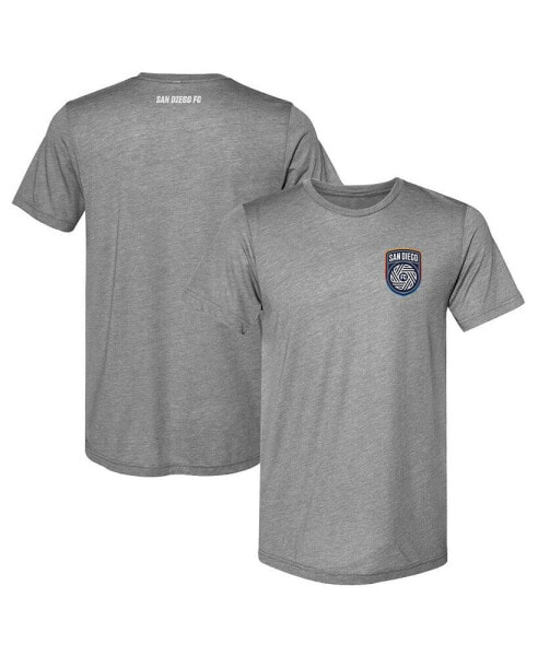 Men's Heather Gray San Diego FC Primary Logo Premium T-shirt