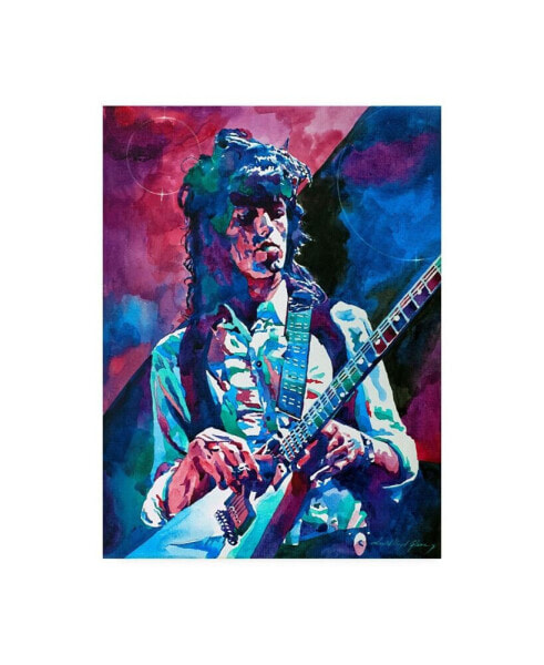 David Lloyd Glover Keith Richards a Rolling Stone Canvas Art - 20" x 25"