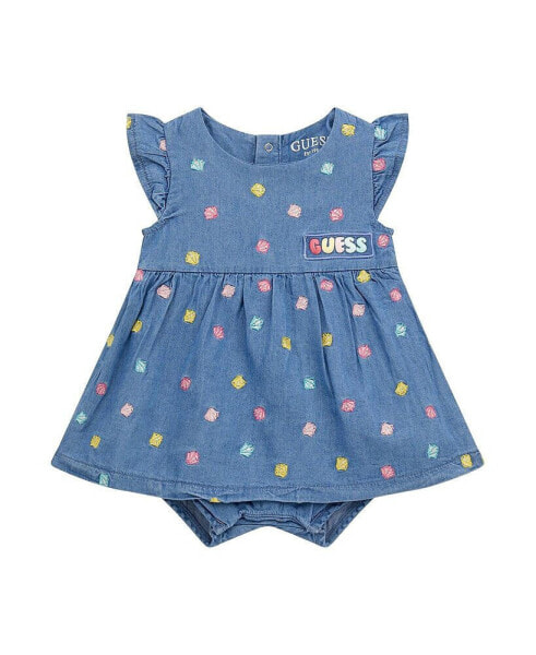 Платье для малышей Guess Baby с короткими рукавами