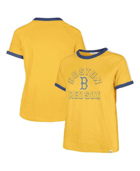 Women's Yellow Boston Red Sox City Connect Sweet Heat Peyton T-shirt