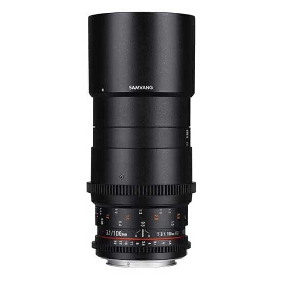 SAMYANG 100 mm T3.1 ED UMC VDSLR Canon EF Camera Lens