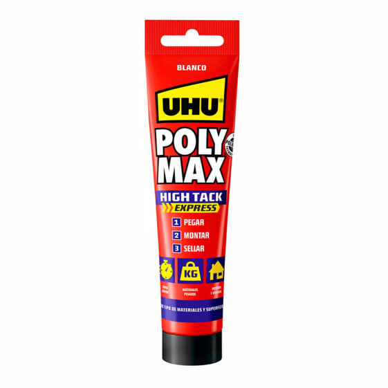 Герметик / Клей UHU 6312920 Poly Max High Tack Epress 165 g Белый