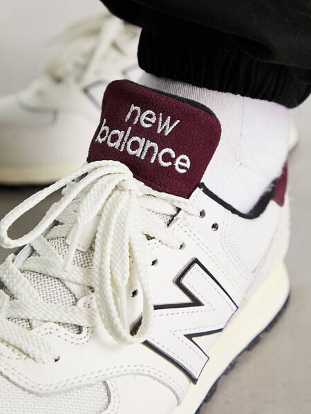 Maroon and discount white new balance