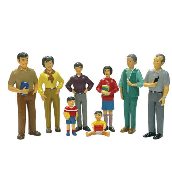 MINILAND Asian Family Figures 8 Units