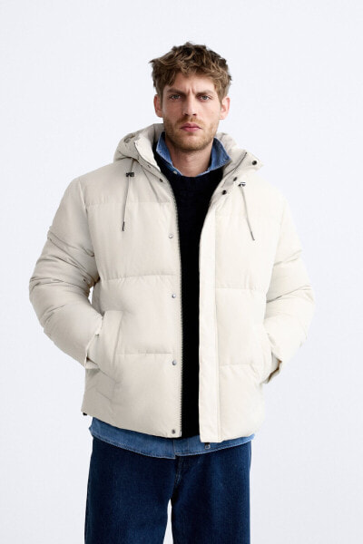 Hooded puffer jacket