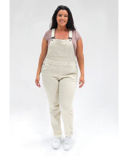 Plus Size Overall Jeans