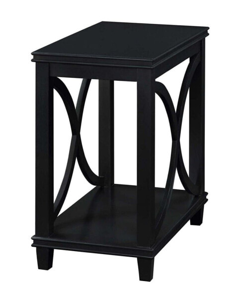 Florence Chairside End Table with Shelf