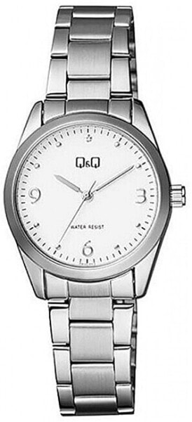 Часы Q&Q QB43J204 Analog Black Silver