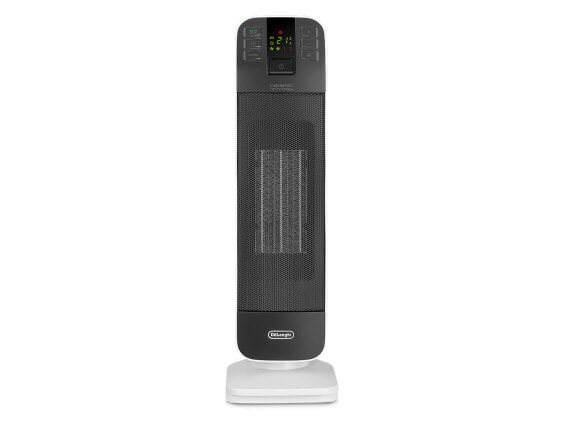 De Longhi HFX65V20 - Fan electric space heater - Ceramic - 24 h - Indoor - Black - White - LED