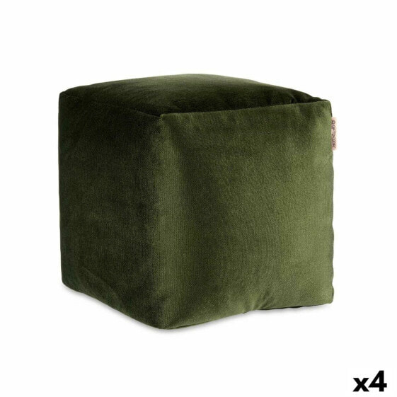 Пуф Велюр Зеленый 30 x 30 x 30 cm (4 штук)