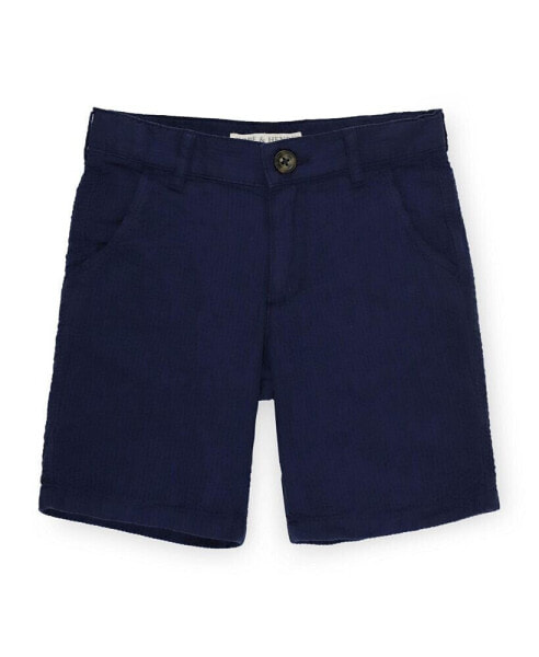 Big Boys Organic Cotton Seersucker Short