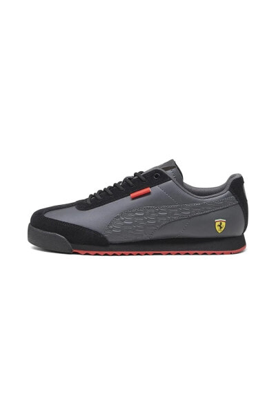 Ferrari Roma Via Erkek Spor Ayakkabı Gri-Siyah 30781301