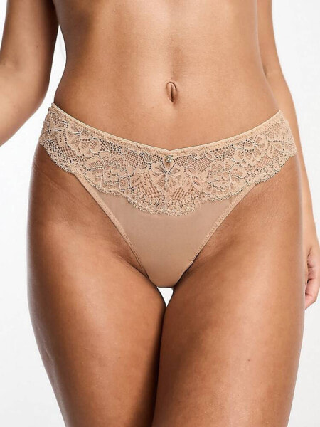 Ann Summers Sexy lace thong in light beige