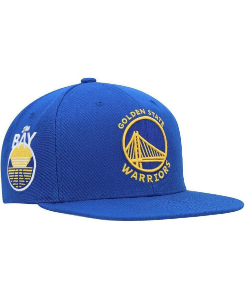 Men's Royal Golden State Warriors Side Core 2.0 Snapback Hat