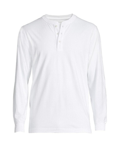 Men's Tall Super-T Long Sleeve Henley T-Shirt