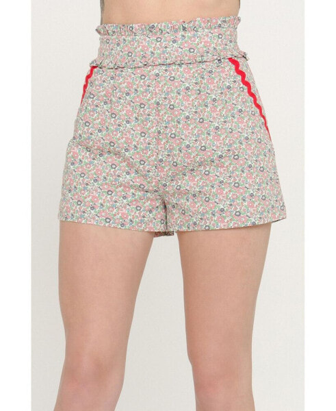 Women's Floral Print Shorts