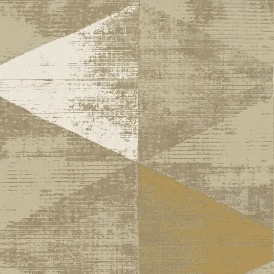 Tapete Grafisch Gold Gelb Beige