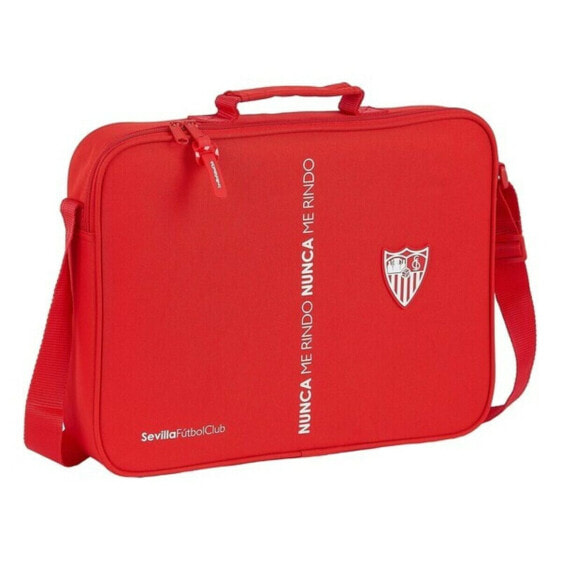 Школьный портфель Sevilla Fútbol Club Красный (38 x 28 x 6 cm)