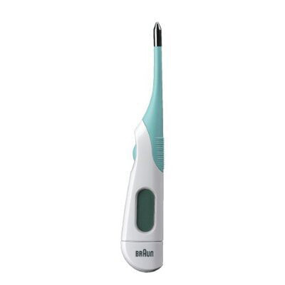 Braun PRT 1000 - Contact - Turquoise,White - Oral,Rectal,Underarm - 32 - 42.9 °C - 10 s - LCD