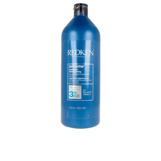 Redken Extreme Shampoo Укрепляющий и восстанавливающий шампунь с протеином для поврежденных волос 1000 мл