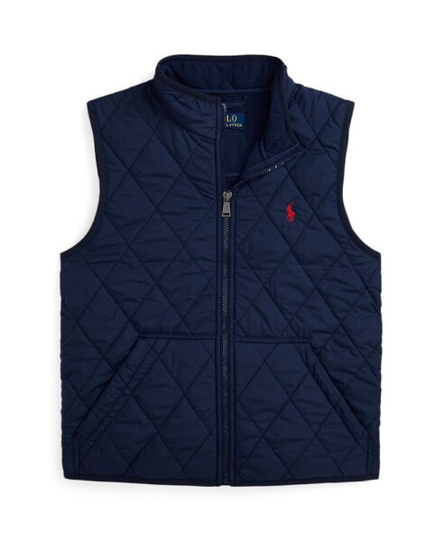 Big Boys Quilted Fleece-Lined Vest