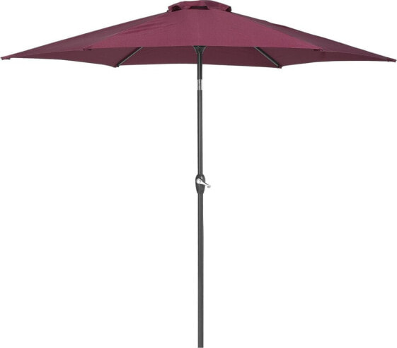 Beliani Parasol ogrodowy 270 cm burgundowy VARESE (85657)