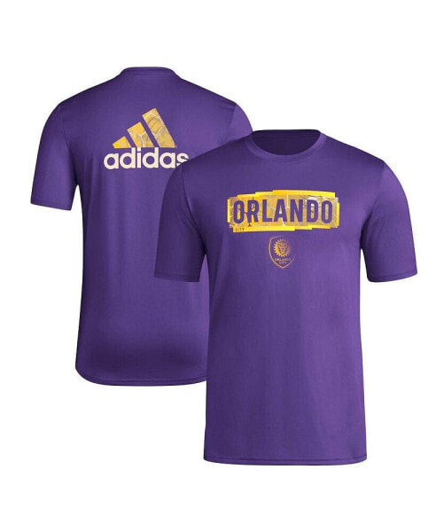 Men's Purple Orlando City SC Local Pop AEROREADY T-Shirt