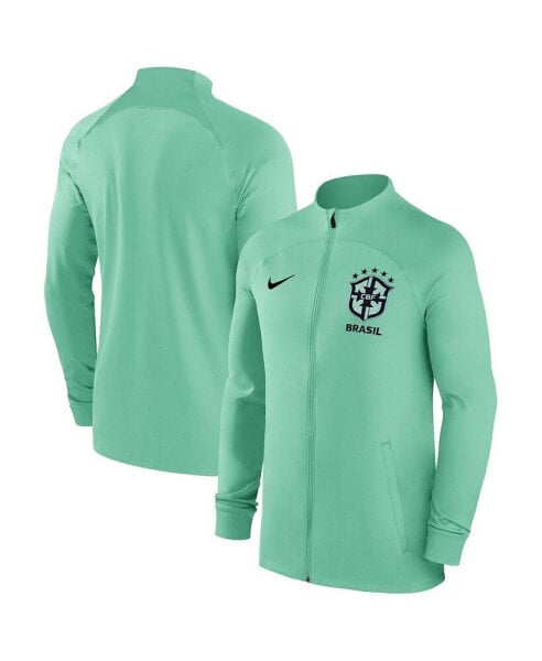 Куртка спортивная с молнией Nike мужская сборная Бразилии Green Strike Raglan Full-Zip Performance