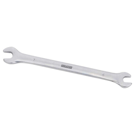 KREATOR 120 mm 6X7 mm Double Flat Wrench