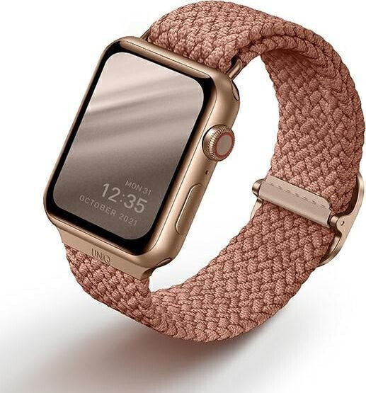 Uniq Pasek UNIQ Aspen Apple Watch 4/5/6/7/SE 44/45mm Braided różowy/grapefruit pink